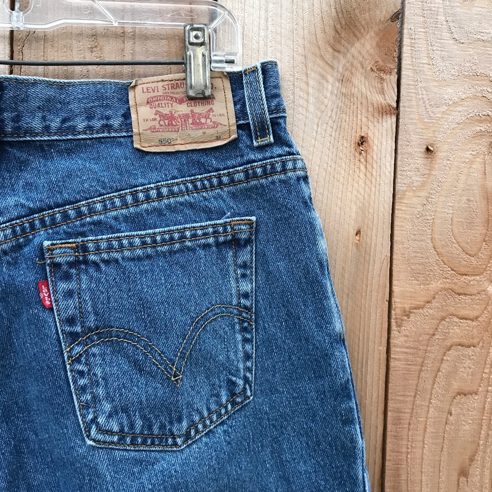 Vintage Levi's 550 Tapered Dark Wash Women's Jeans